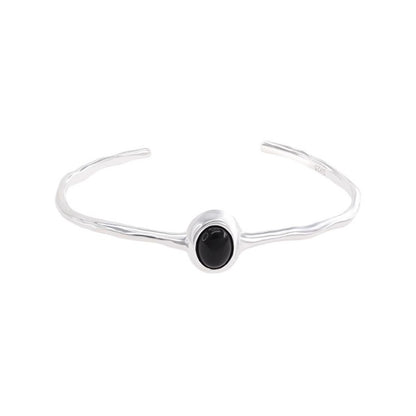 Elegant Cold Feeling Aquamarine Bracelet For Women